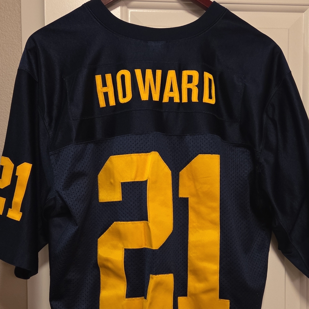 Nike Michigan Wolverines Throwback Desmond Howard #21 Football Navy Jersey (L)